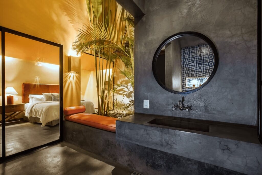One of the contemporary suites at Malibu Popoyo, an eco-friendly hotel in Nicaragua