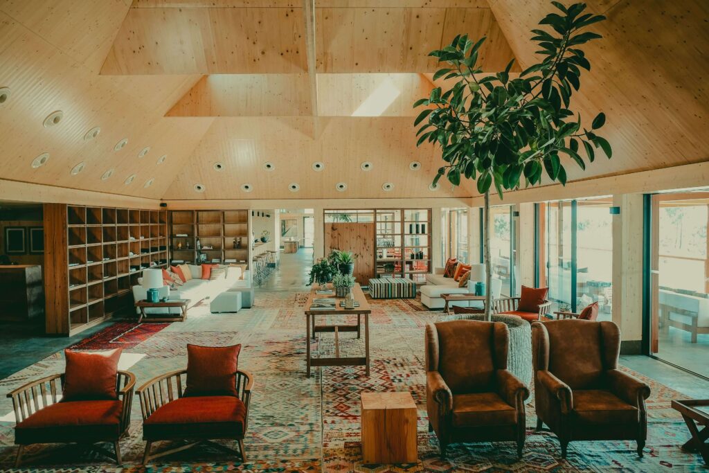 A communal lounge at Hotel FeelViana in Viana do Castelo