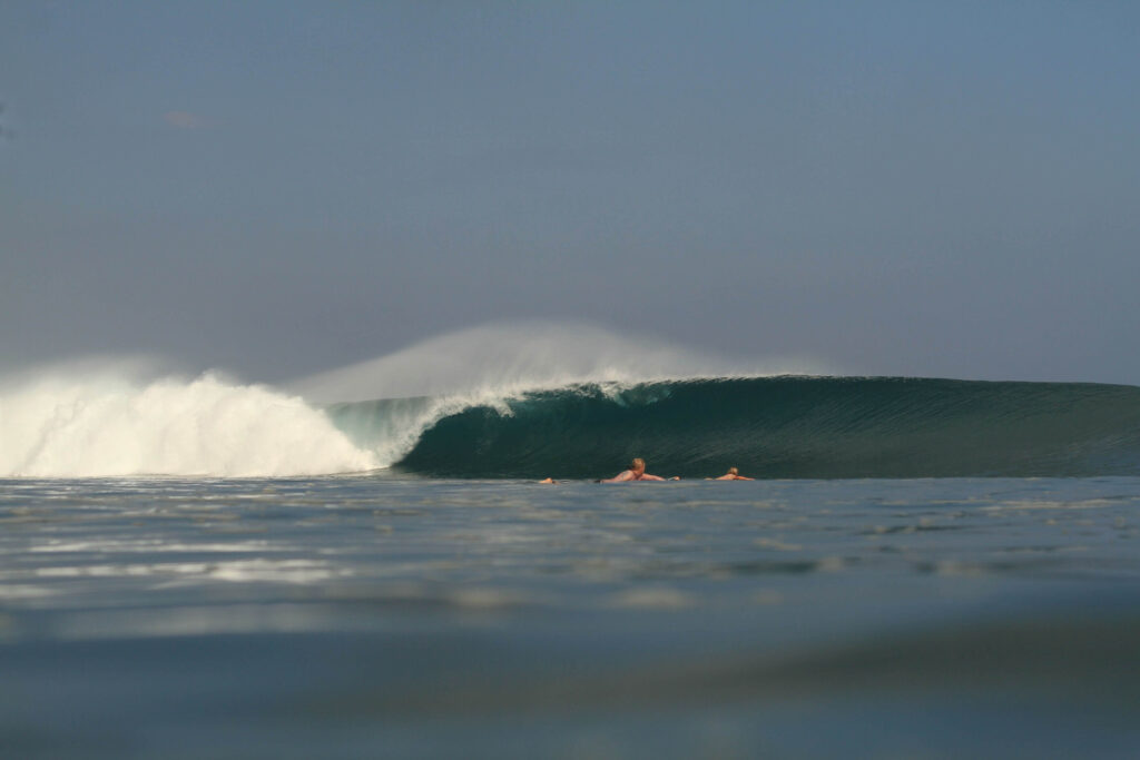 Surf on the doorstep of Java Jiwa G-Land