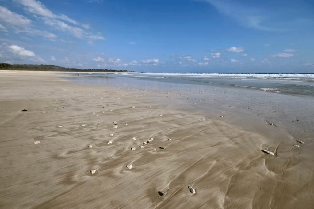 A deserted beach in Sumba - one of the best places to surf uncrowded waves in Indonesia