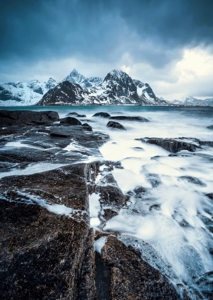 Spectacular scenery along the coast of Norway