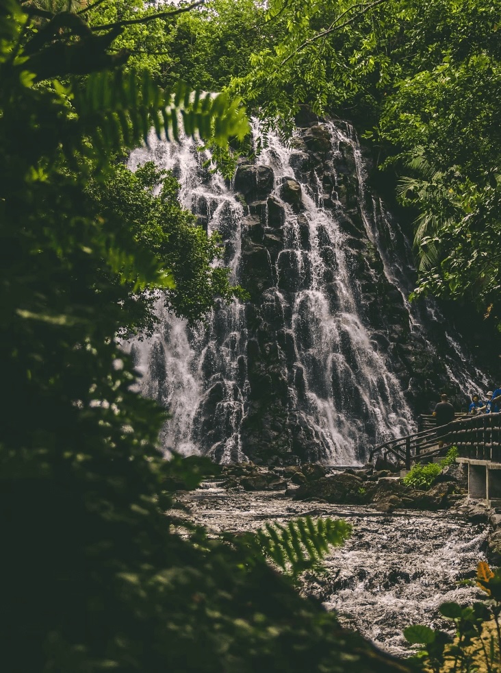 Chasing waterfalls is one of the best things to do in Pohnpei on a Micronesia surf trip