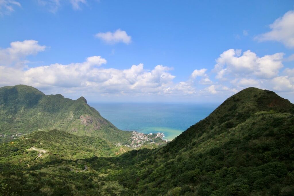Spectacular views across the northeast coast of Taiwan