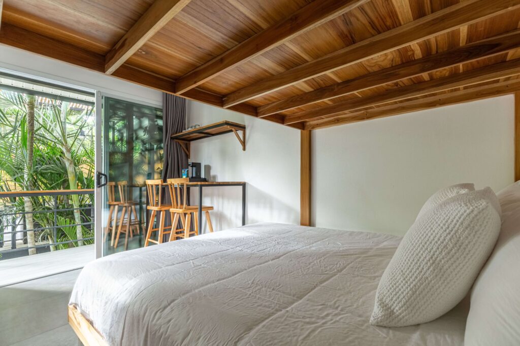 One of the comfortable rooms at Ventura Santa Teresa