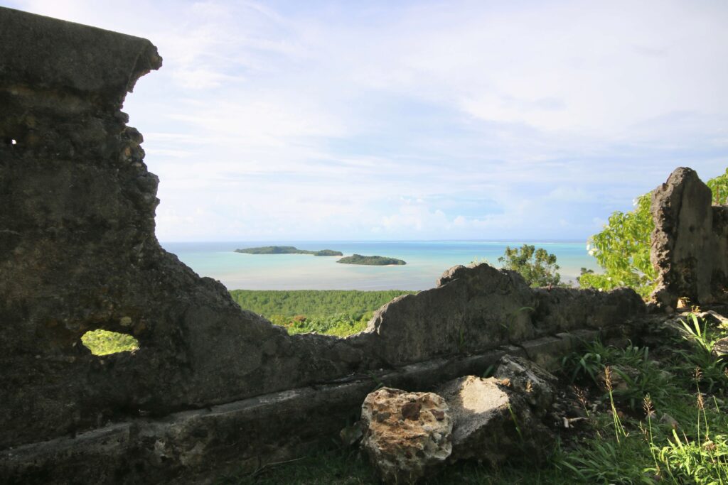 Views across the north coast of Badeldaob from the Todai Lighthouse Ruins